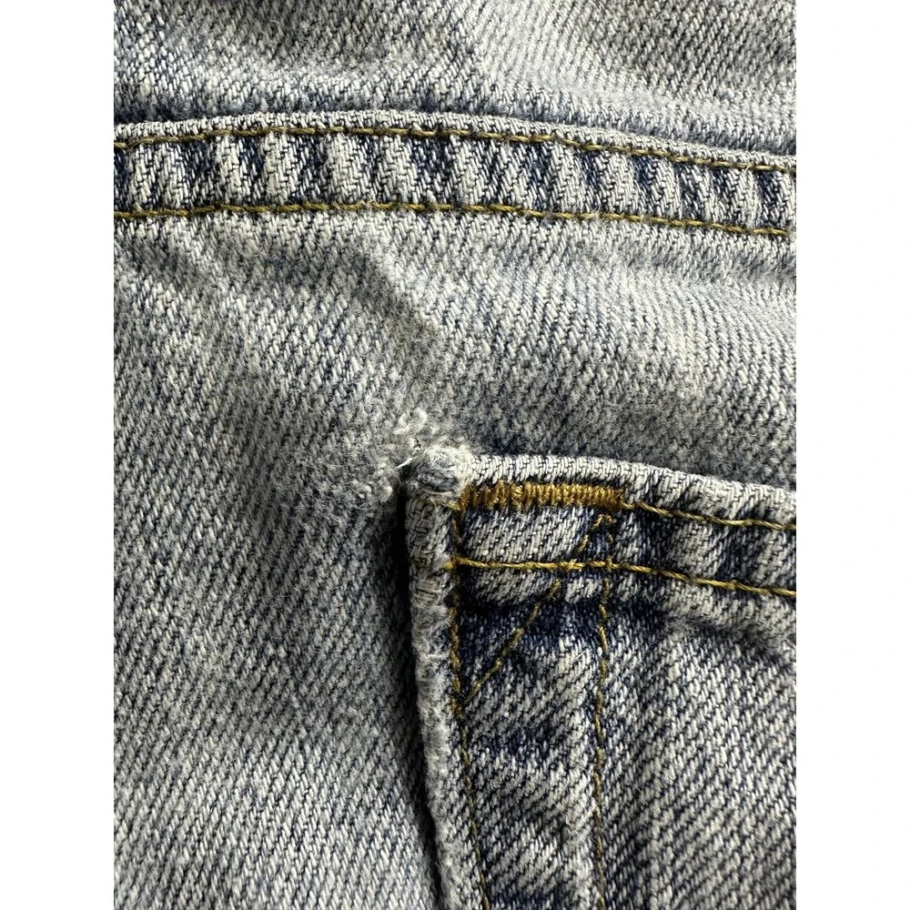 Vintage Levi's Signature Jeans Mens 40x30 (38x29) Light Wash Relaxed Fit Denim